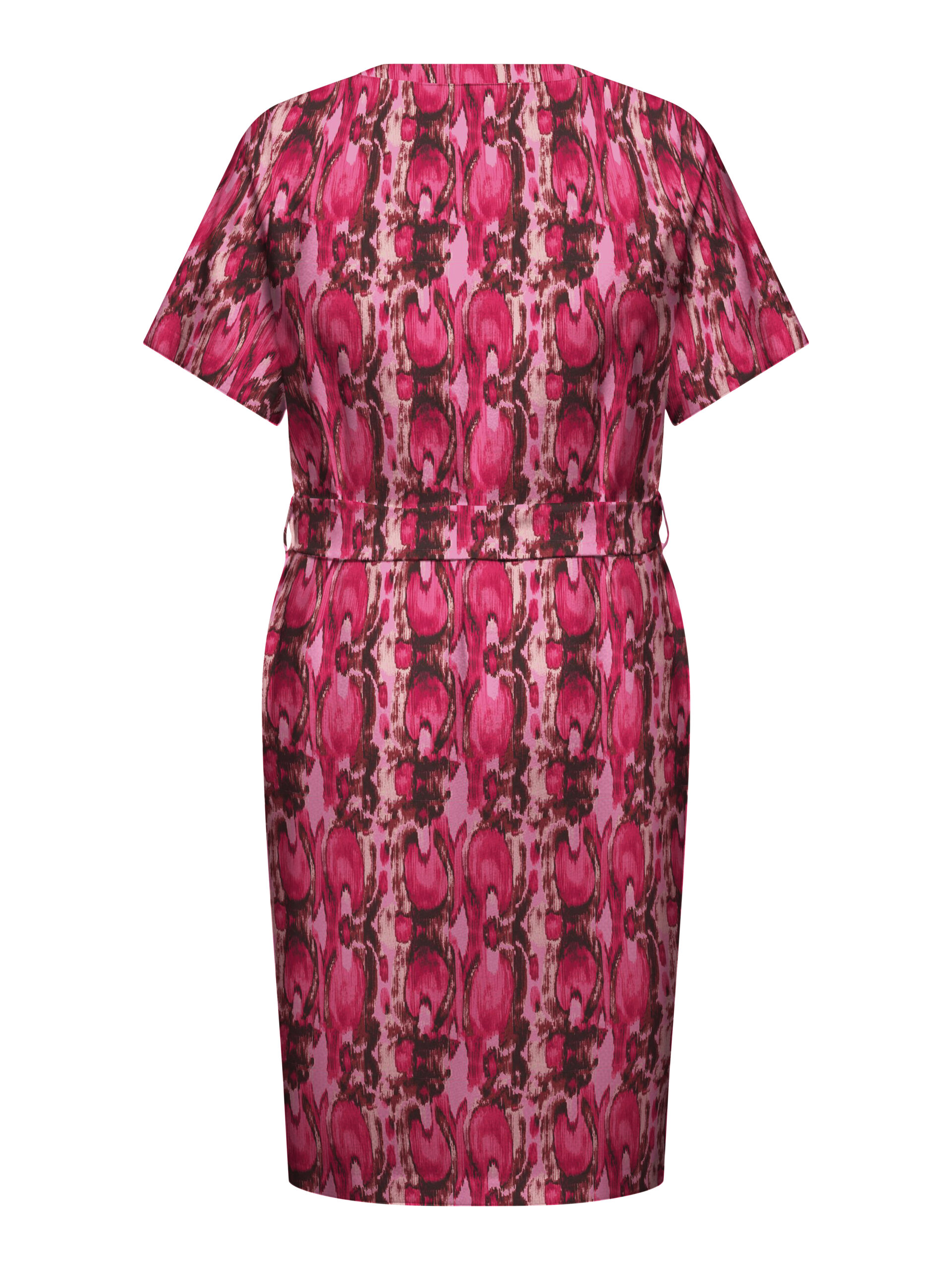 CARSHILLA 2/4 KNEE DRESS VIS AOP