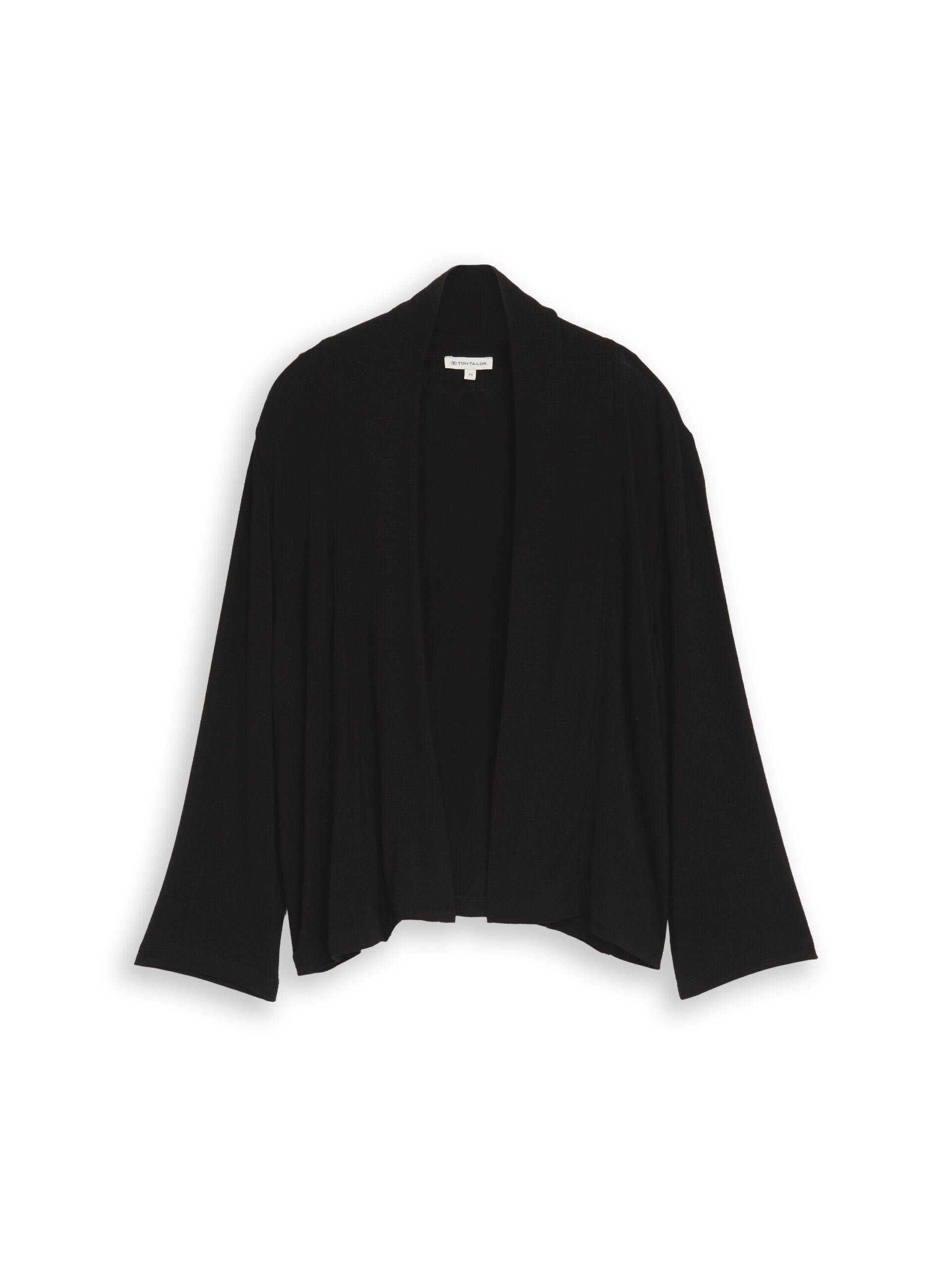 T-Shirt Cardigan mit Schalkragen