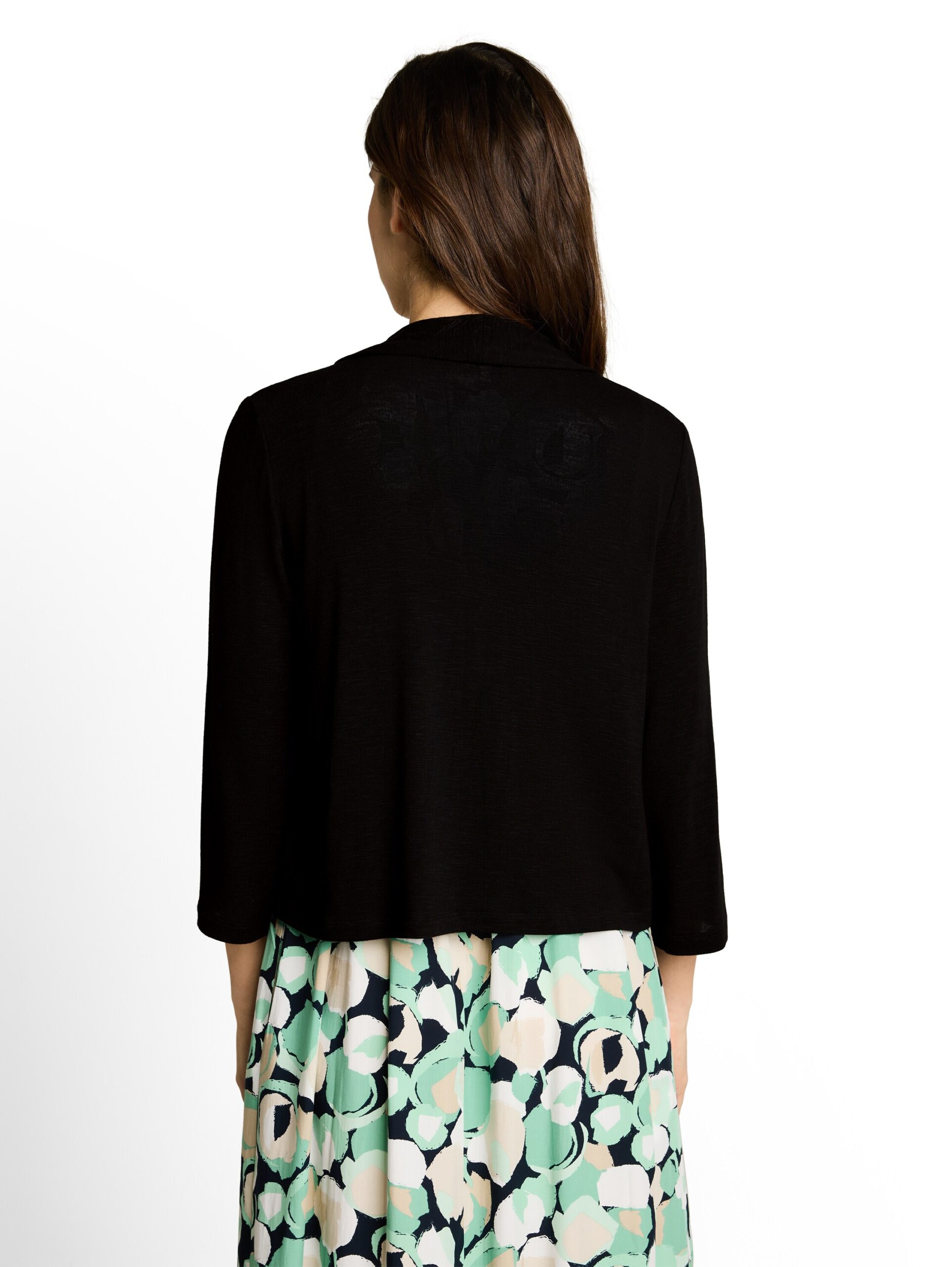 T-Shirt Cardigan mit Schalkragen – Bild 3