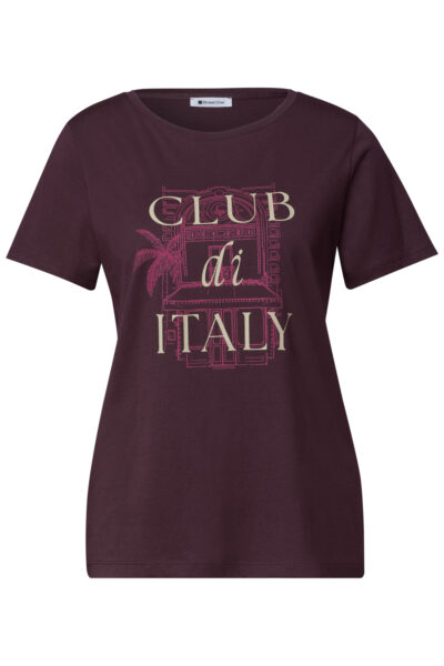 T-Shirt mit Rundhals und Artwork