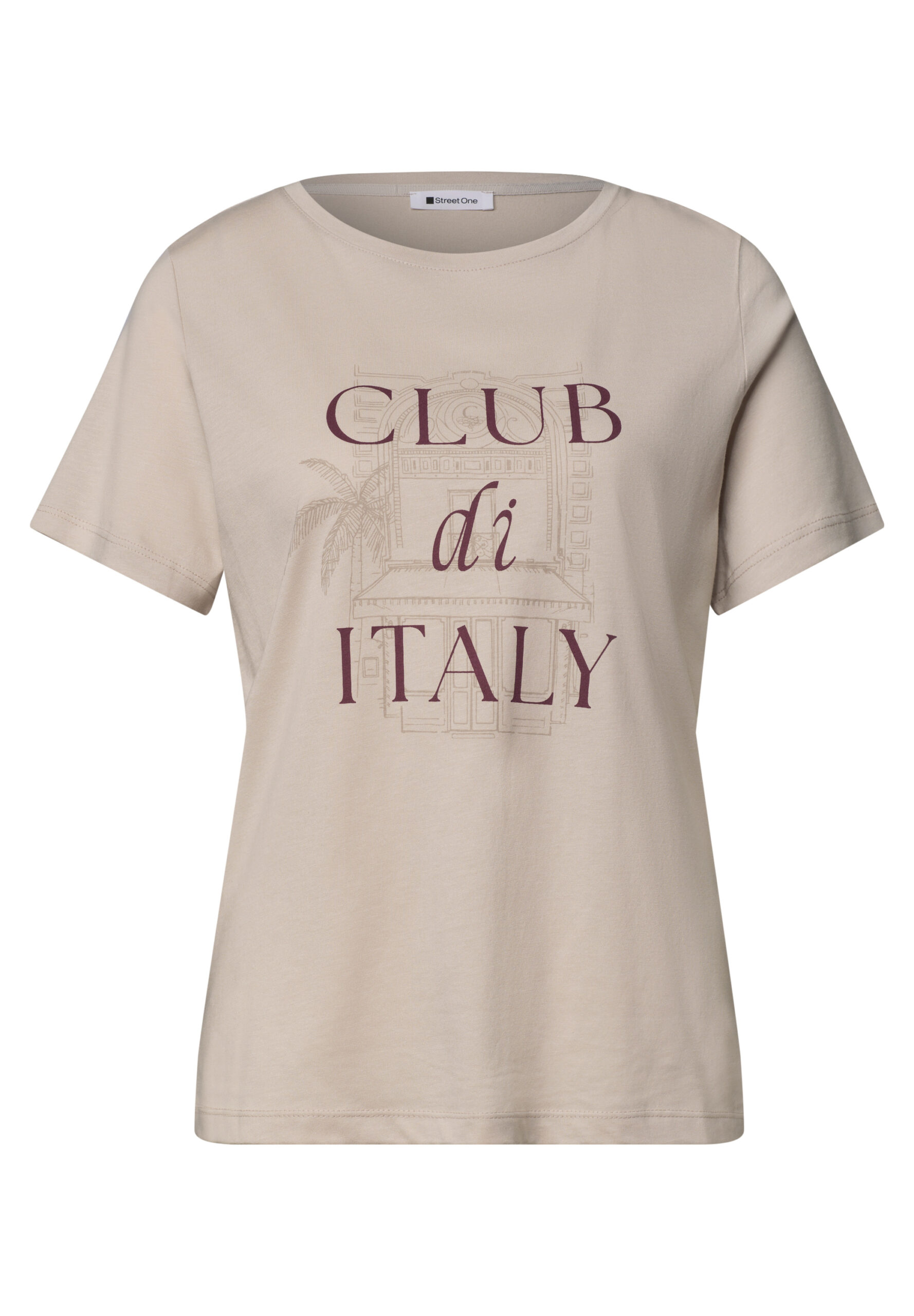 T-Shirt mit Rundhals und Artwork – Bild 6