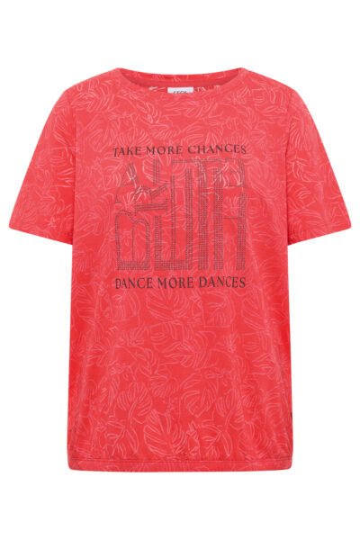 T-Shirt in Ausbrenner-Optik