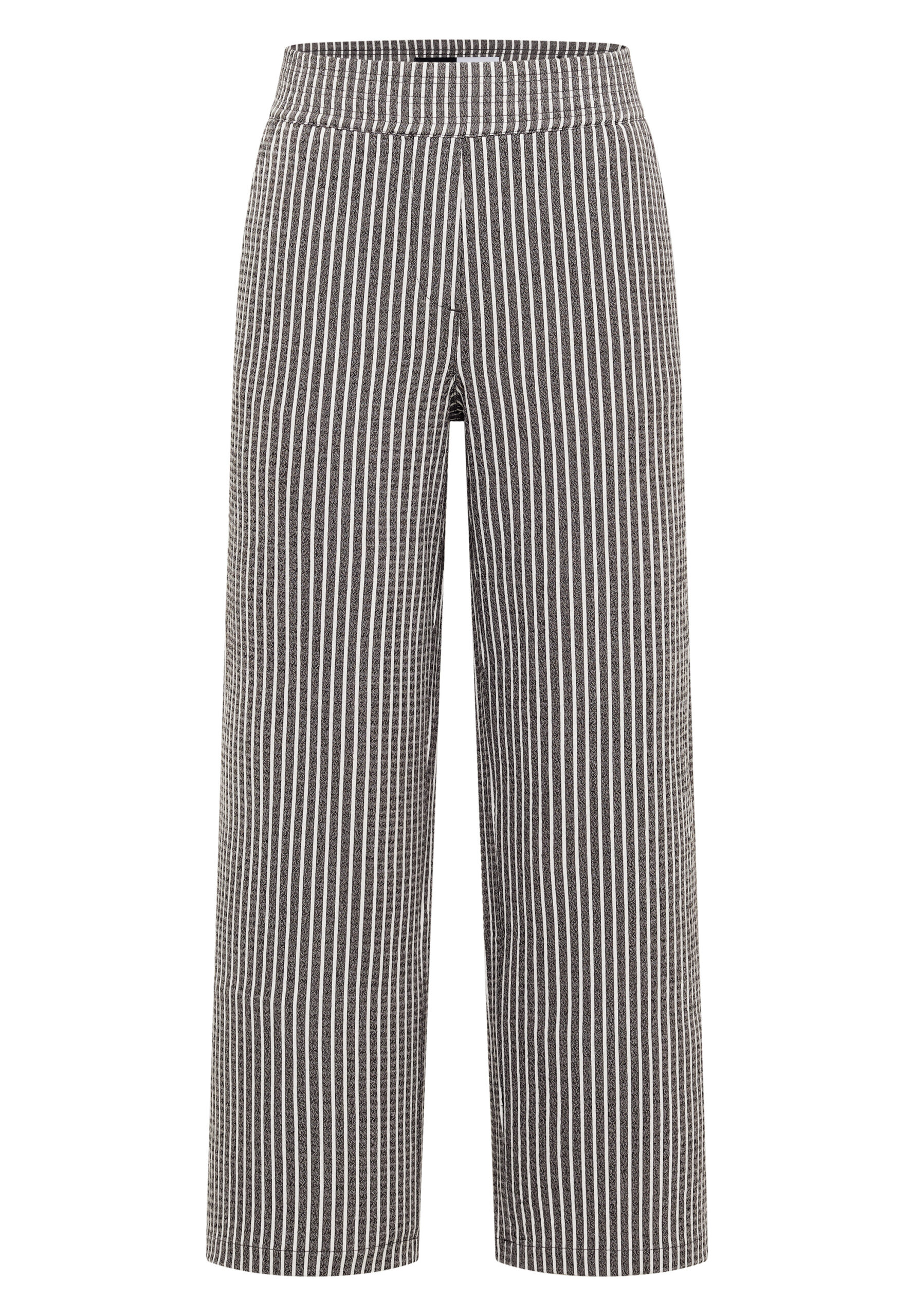 Wide Leg Hose in Seersucker-Qualität