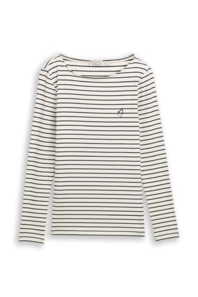 Langarmshirt mit Streifenmuster