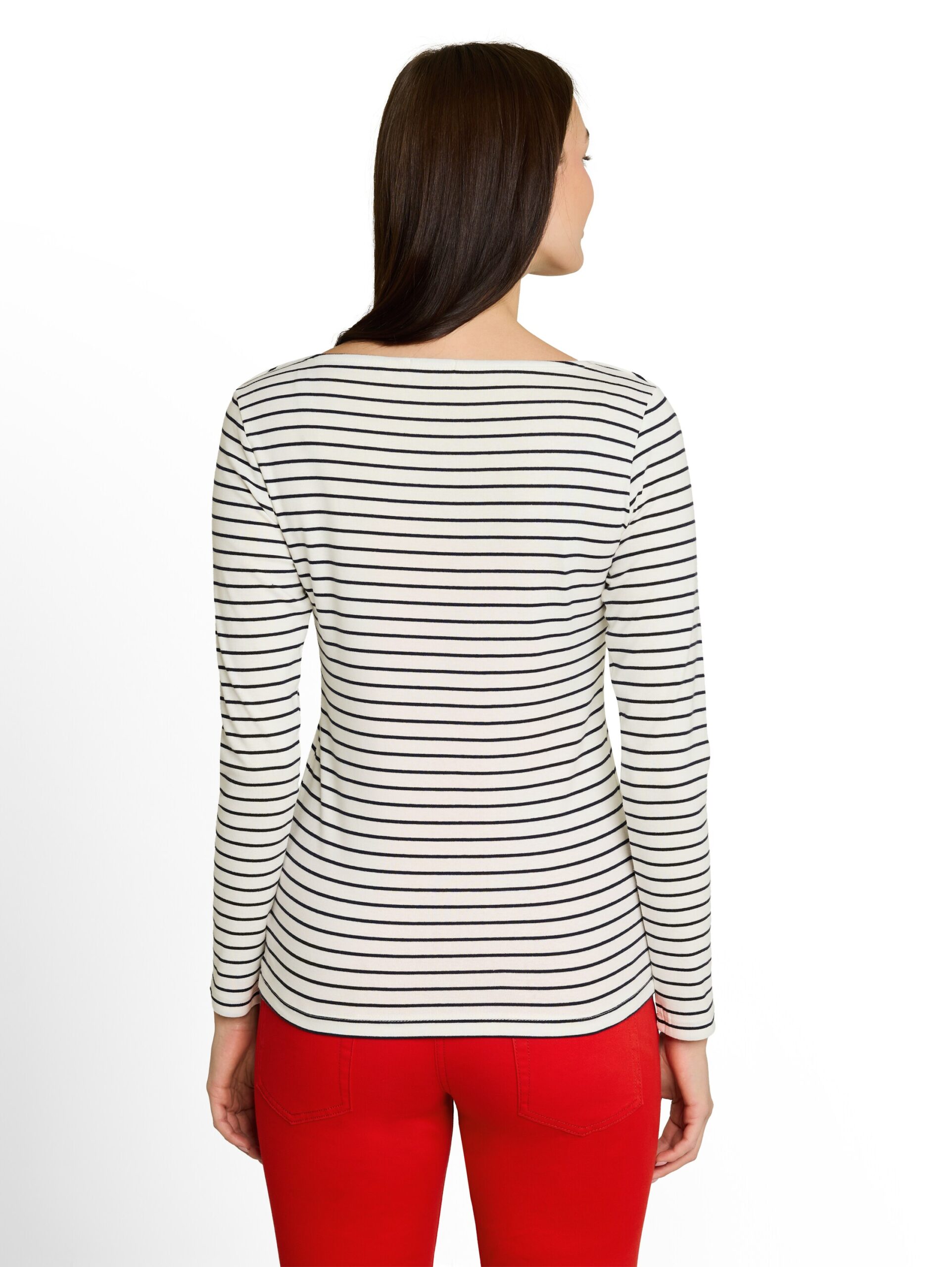 Langarmshirt mit Streifenmuster – Bild 2