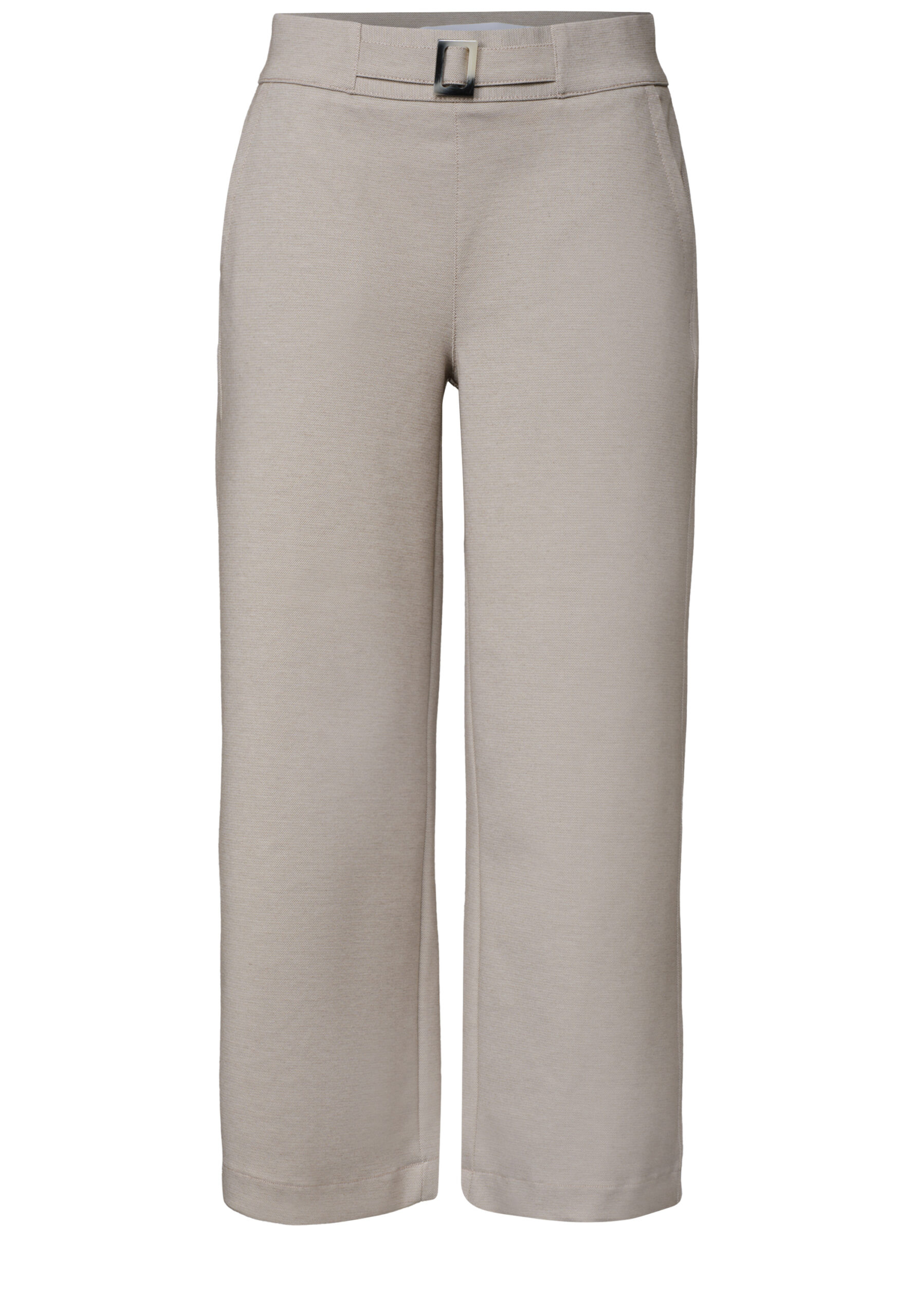 High Waist Culotte mit Schnallendetail