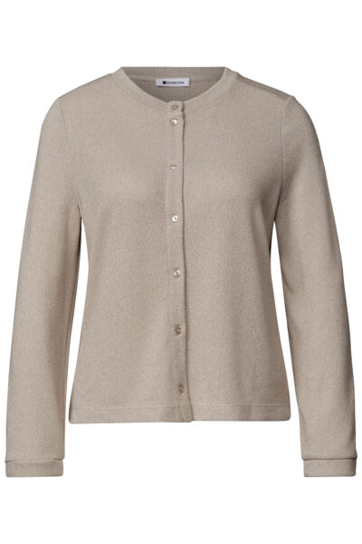 3/4-Arm Jacke in Strick-Optik