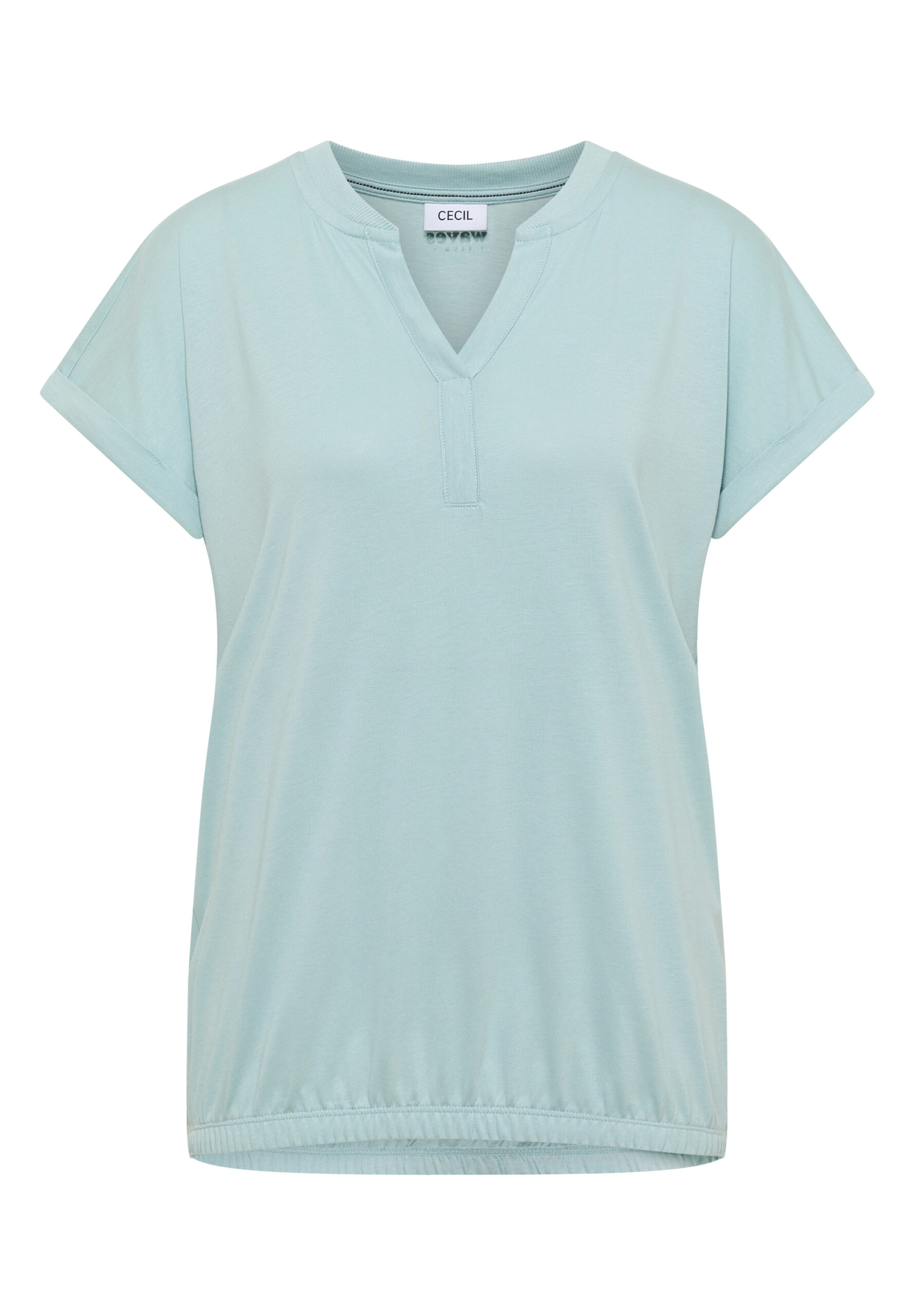 Kurzarm Shirt im Tunika-Look