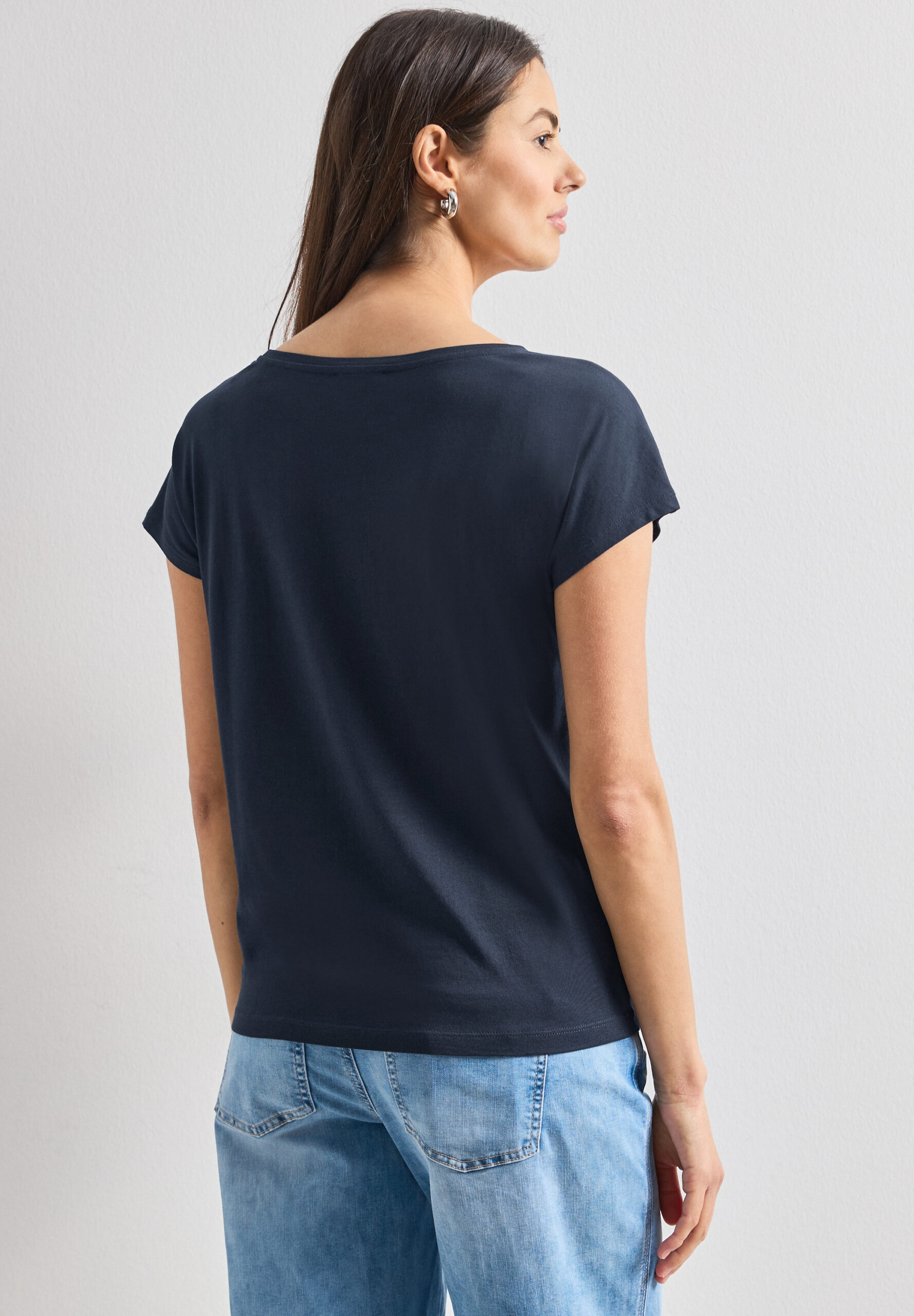 Dropped Shoulder Shirt mit Rundhals – Bild 3