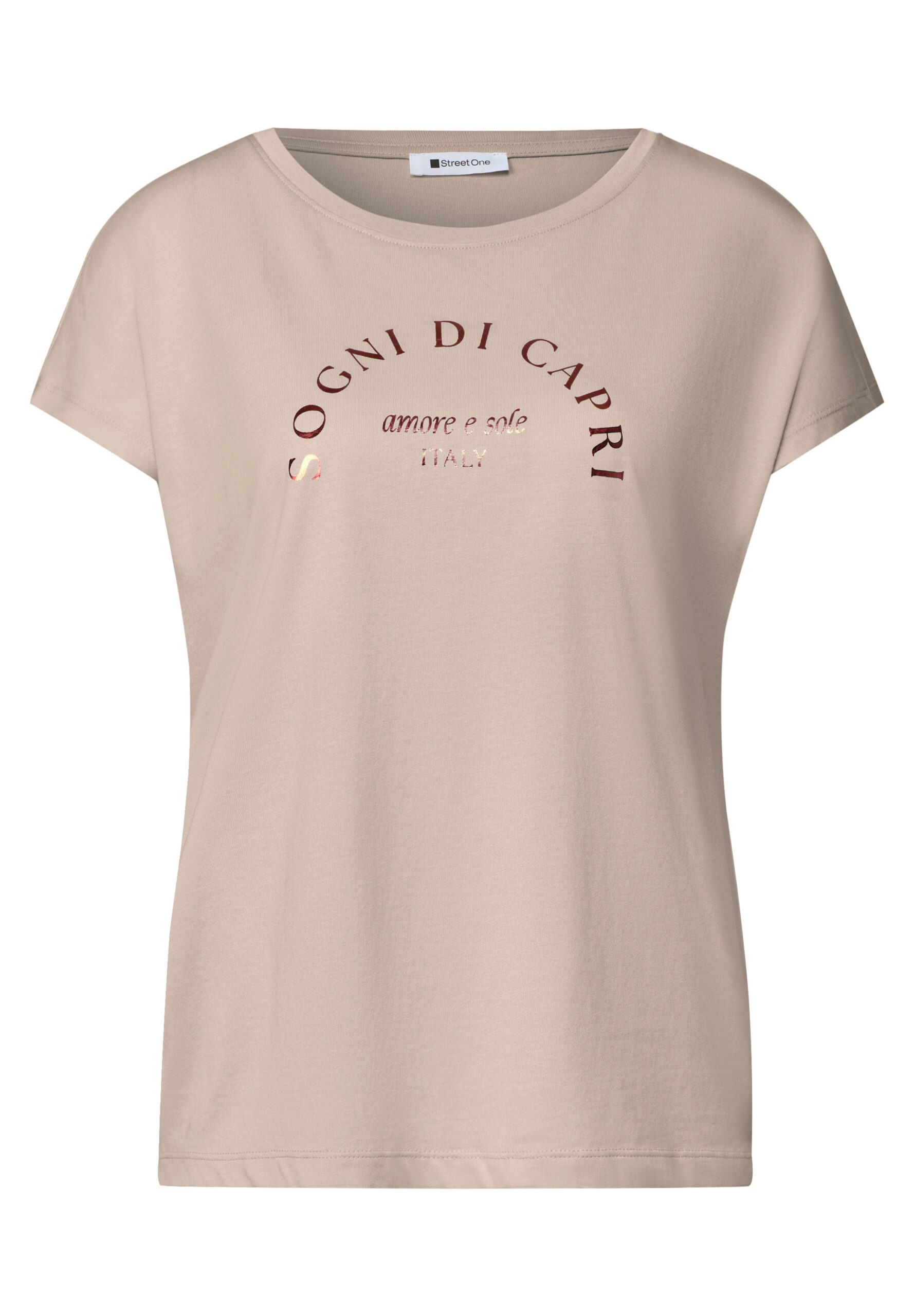 Dropped Shoulder Shirt mit Rundhals – Bild 4