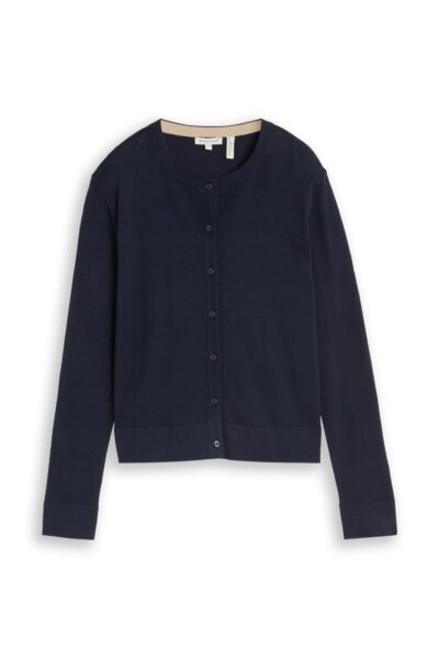 Cardigan mit Seidenanteil