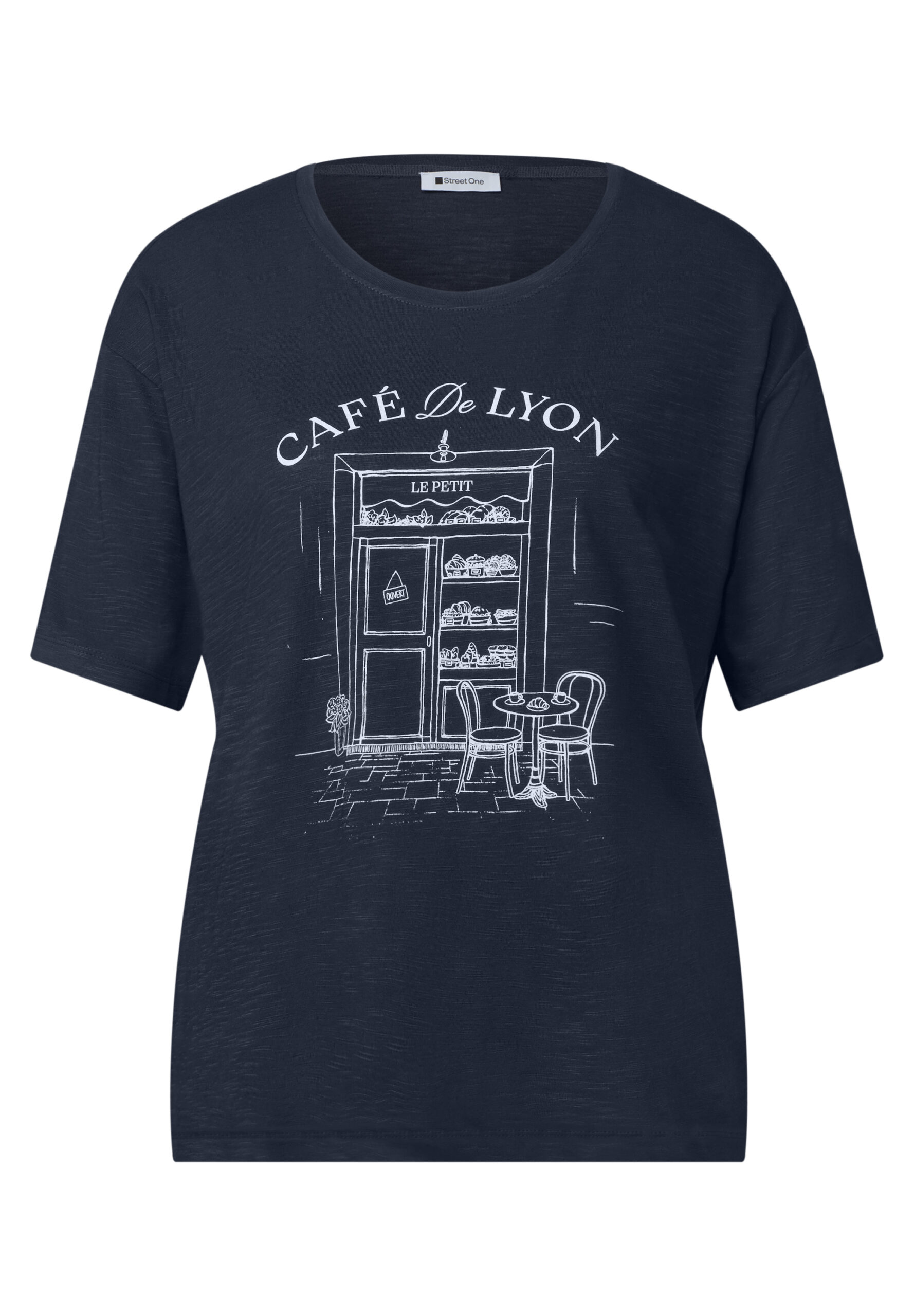 T-Shirt mit Rundhals und Frontprint