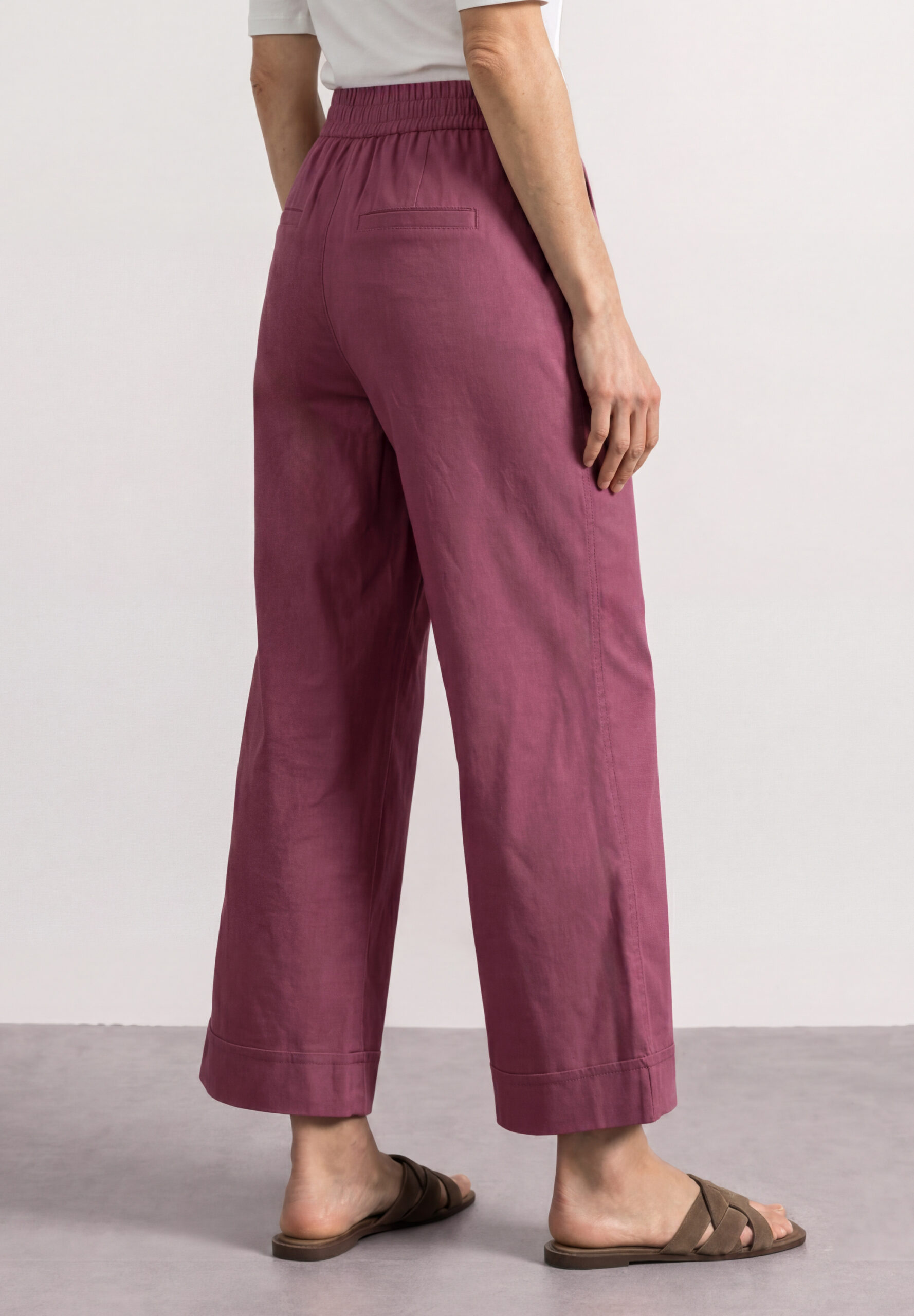 Straight Leg Hose im Casual Fit mit Turn-Up – Bild 3